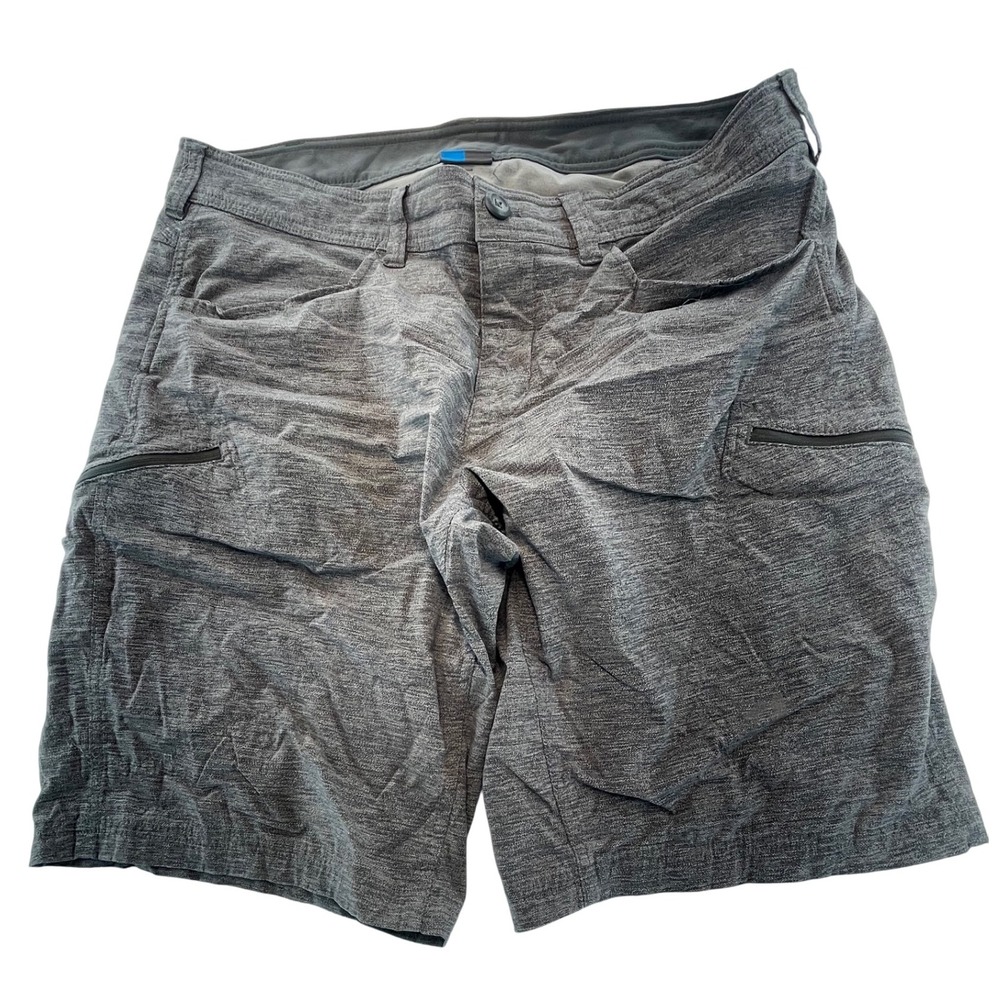 Eddie Bauer Heather Gray Utility Cargo Shorts